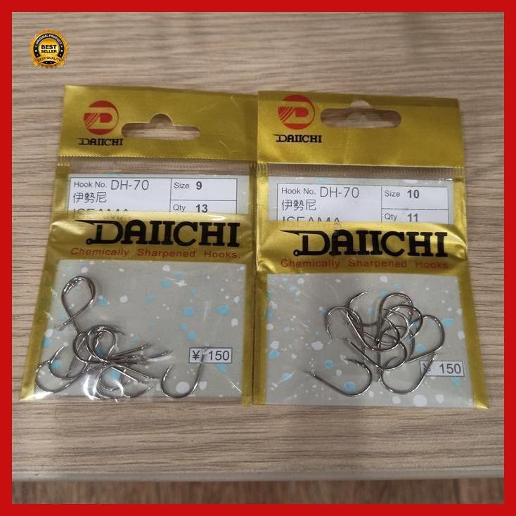 "Cod" - Kail Pancing Daiichi Dh-70 Iseama Hook Tanpa Lubang Bestseller