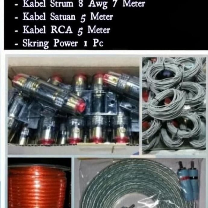 Promo paket kabel audio mobil PAKET KABEL AUDIO MOBIL COD