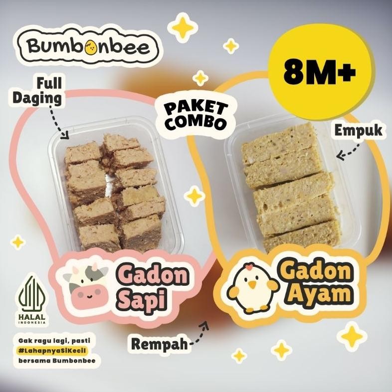 

TERMURAH PAKET COMBO GADON SAPI DAN GADON AYAM MPASI BUMBONBEE Siap kirim