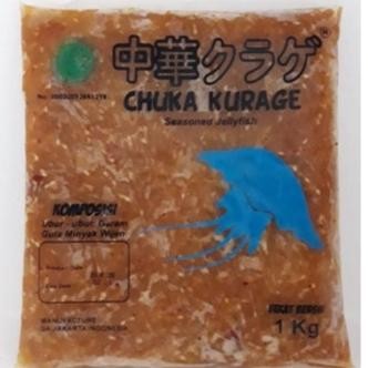 

READY STOK Chuka Kurage 1KG Gram Berbumbu / Salad ubur ubur / Jellyfish Siap kirim