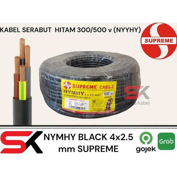 Promo NYYHY 4x2.5 mm SUPREME | NYYHY 4 x 2.5 mm | KABEL SERABUT 4x2.5 mm COD