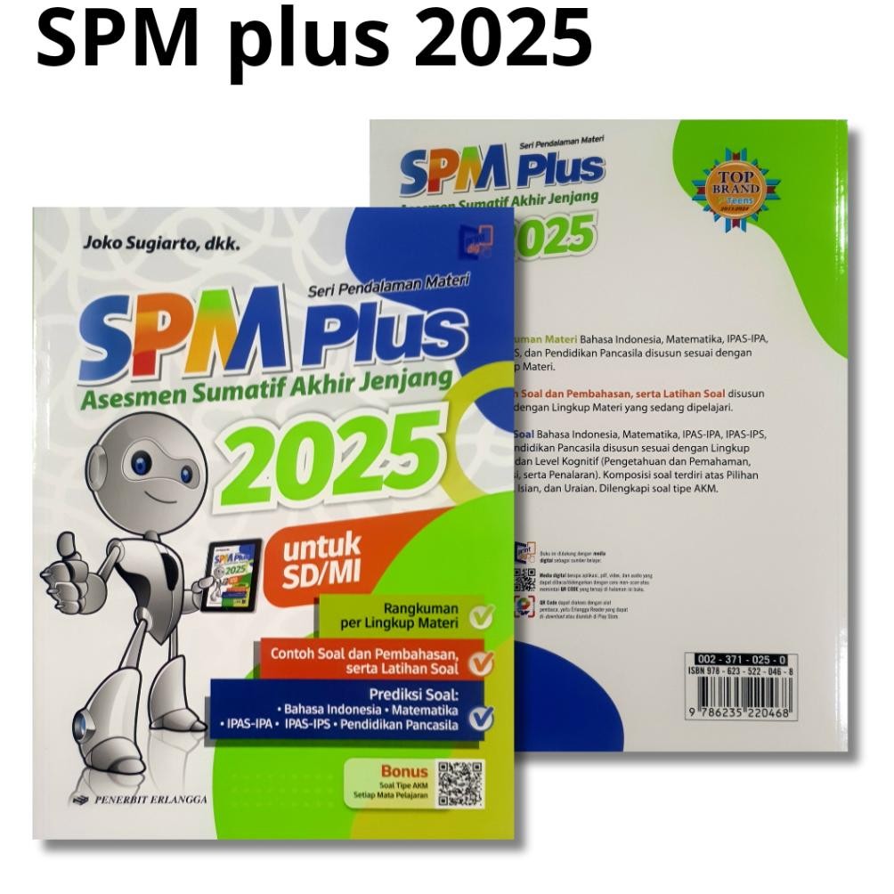 SALE Erlangga - SPM PLUS SD 2024 & SPM PLUS 2025 MURAH