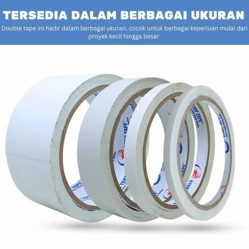 FMT 8 M - Double Tape Kertas 12mm - 45mm | Dobel Sided Tape