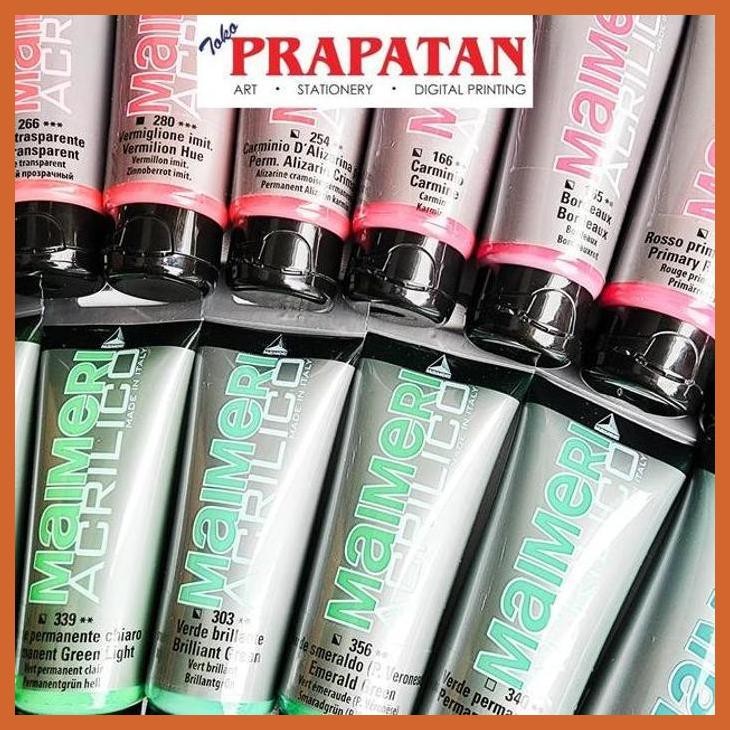 

(ATK) MAIMERI ACRILICO ACRYLIC 75ML | CAT AKRILIK PART 2 ALAT TULIS LUKIS SEKOLAH KULIAH GAMBAR KANTOR