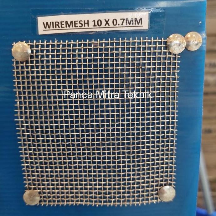 Wiremesh 10 Tebal 0.7Mm / Kawat Mesh Stainless Ss304 Meteran 100Cm X 100Cm