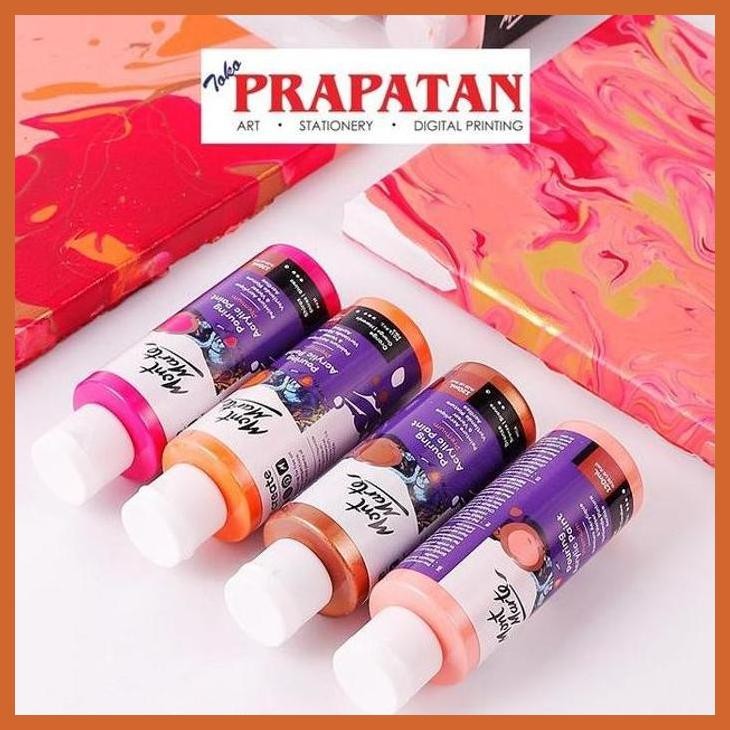 

(ATK) MONT MARTE POURING ACRYLIC PAINT SET 4 PCS 120ML ALAT TULIS LUKIS SEKOLAH KULIAH GAMBAR KANTOR