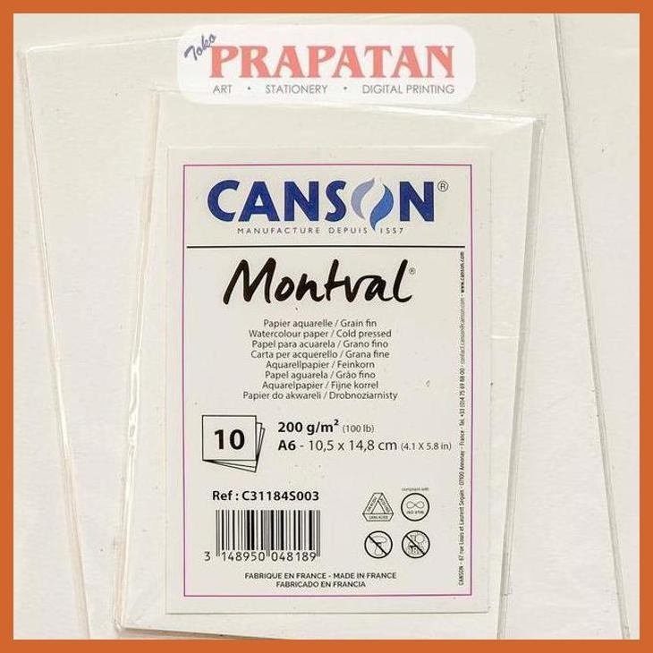 

(ATK) CANSON MONTVAL WATERCOLOR PAPER 200GSM | KERTAS CAT AIR ALAT TULIS LUKIS SEKOLAH KULIAH GAMBAR KANTOR