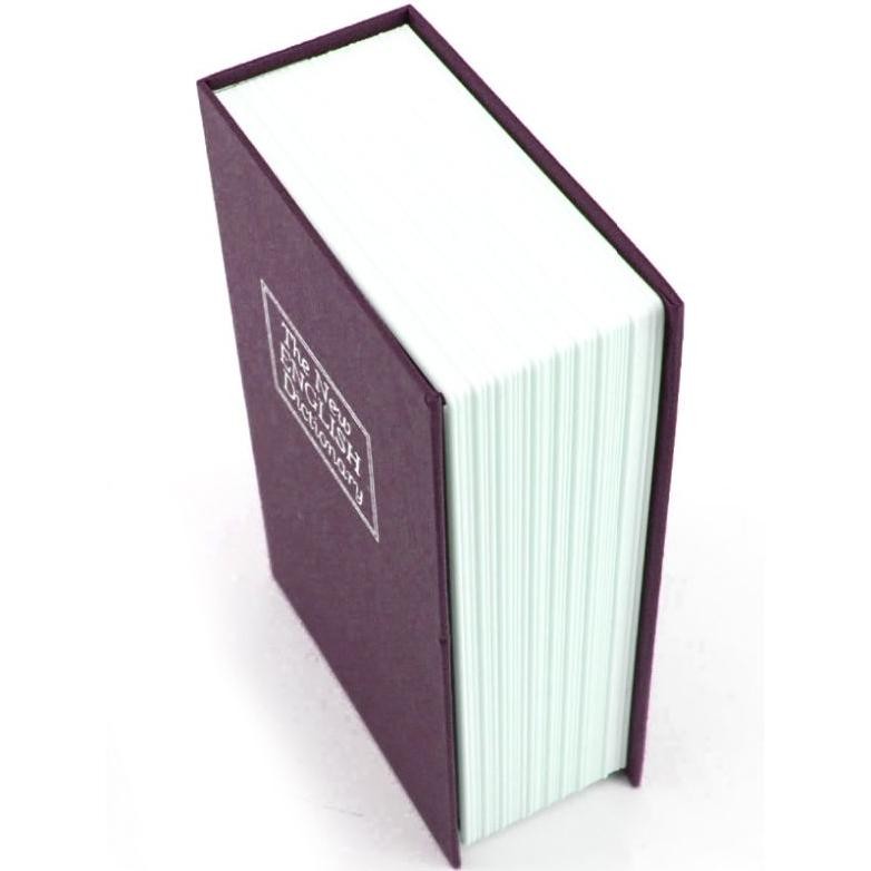 Brankas Mini Model Buku Kamus Cash Deposit Box Kunci Box Kas Mini  Kotak Buku Novel Hidden Security 