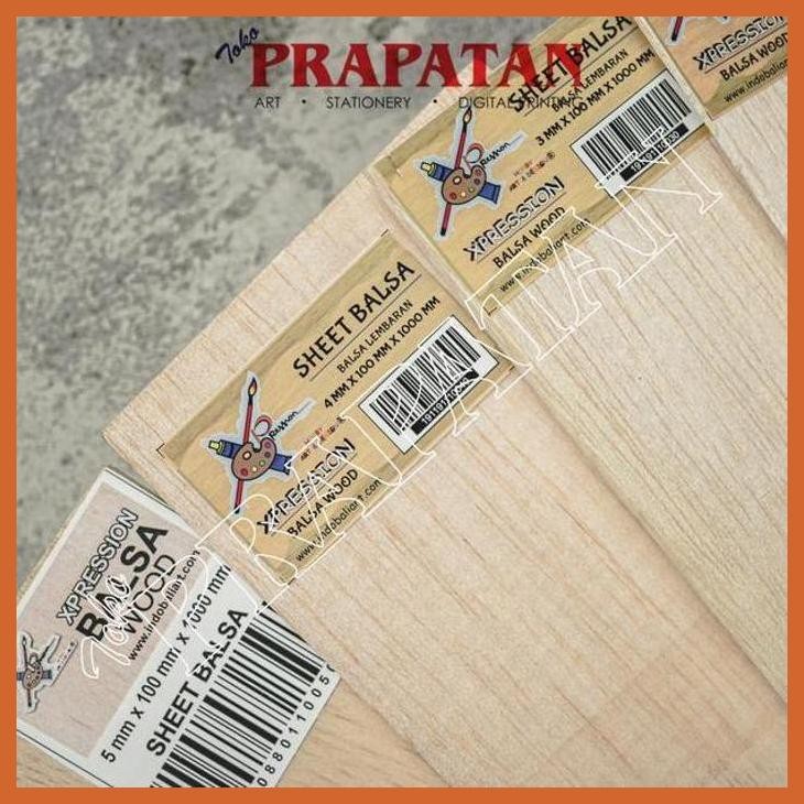 

(ATK) KAYU BALSA SHEET PAPAN 10MM SHEET 10X100CM / BALSA WOOD / KAYU MAKET ALAT TULIS LUKIS SEKOLAH KULIAH GAMBAR KANTOR