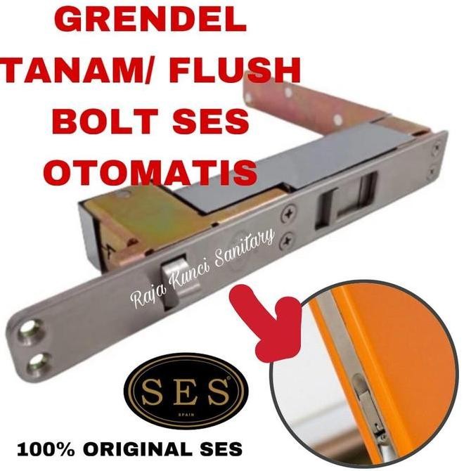 Grendel Tanam Ses/ Flush Bolt/ Double Door/ Pintu Otomatis/ Stainless