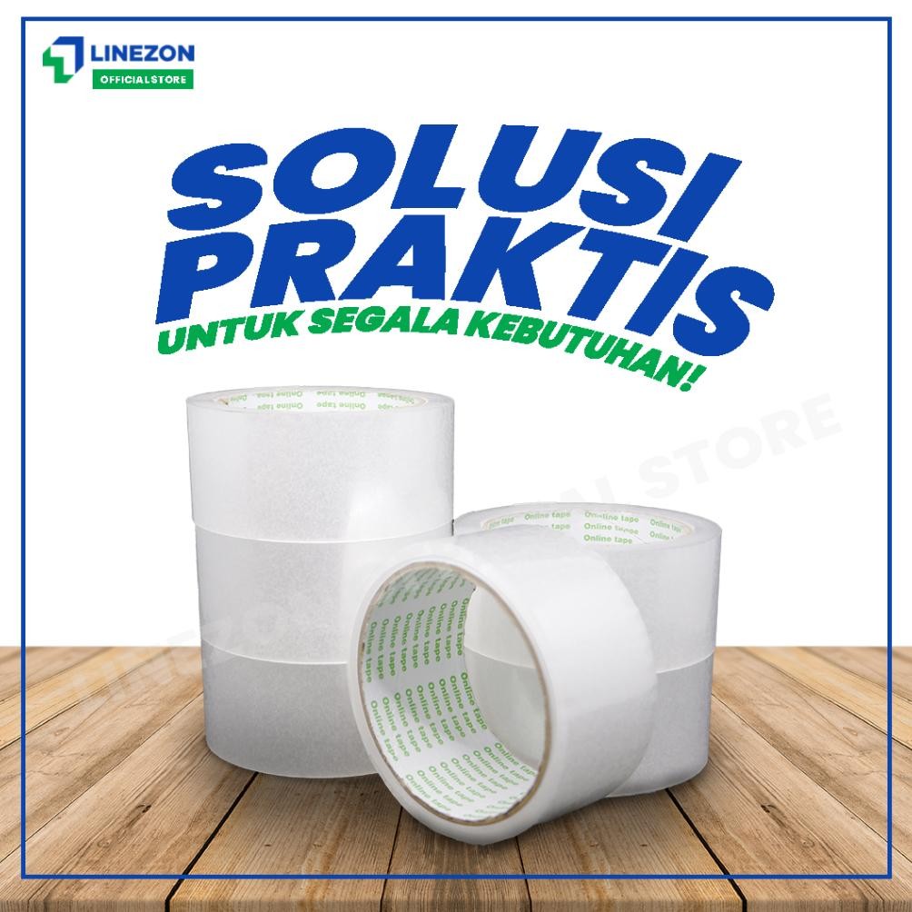 

FLASH SALE! Lakban Bening MURAH 90 yard 45 mm ECO / Asli 75 Yard / Isolasi / Solatip / Lakban Bening