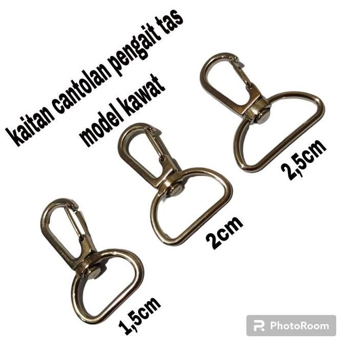 

DF140 - Kaitan cantelan pengait kait tas kawat / kaitan id card / 144pcs