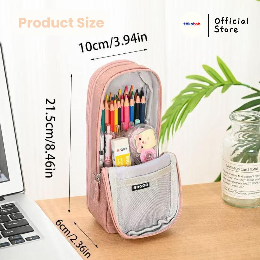 Hot Tokotab - Angoo Magnetic Pencil Case Magnestand Pencil Case Tempat Pensil Standing Magnet Kawaii