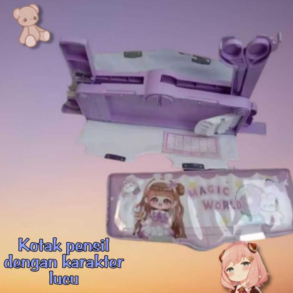 

Original SkyloKotak Pensil Motif Karakter Multifungsi Premium Tempat Pensil Serbaguna Un-1