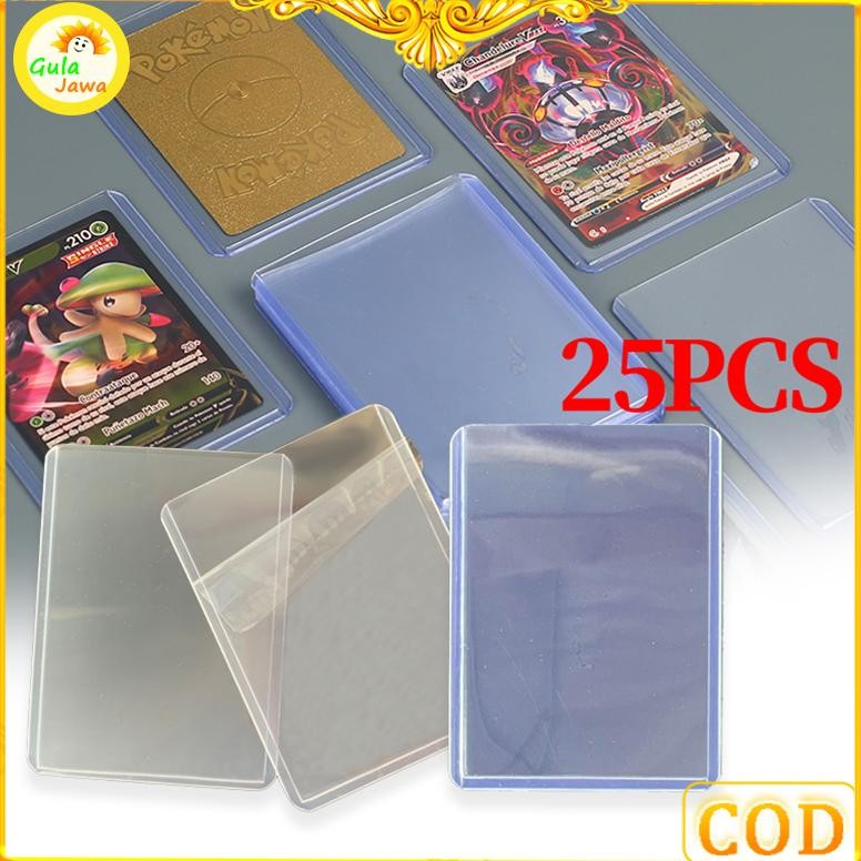 

Bisa Cod 25 Pcs/Set Toploader Card Protector Transparan / Ultra Pro Sultan Photocard/Card Sleeve Pokemon/3X435Pt Aza-125