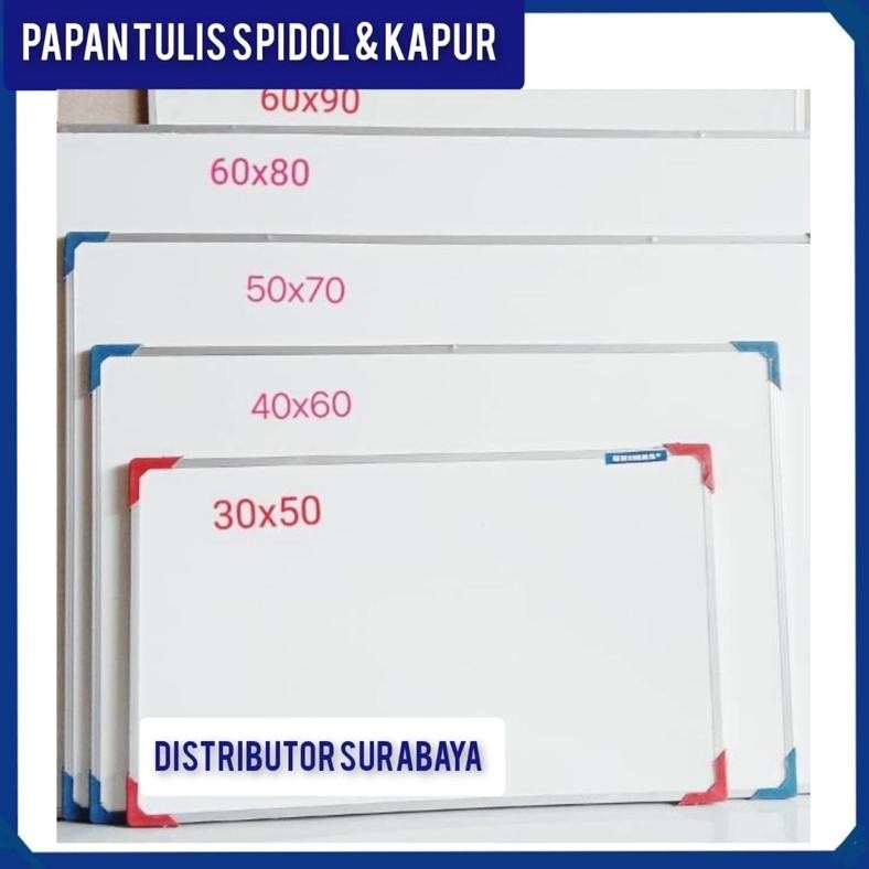 

Termurah Papan Tulis 60X90Cm 2In1 (Bisa Dipakai) Spidol Dan Kapur Whiteboard / Blackboard Ukuran 60X90 Ir-38
