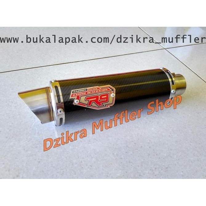 Knalpot R9 carbon series for Byson R15 Scorpio Vixion Xabre GSX Original