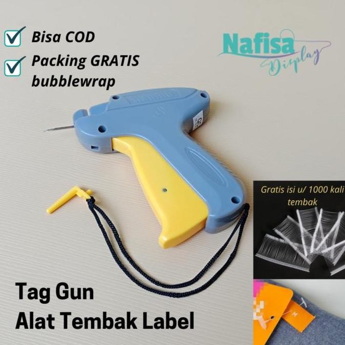 

''Terlaris" Tag Gun Alat Pasang Hang Tag Gratis Refill Nafisa Display Stag Murah