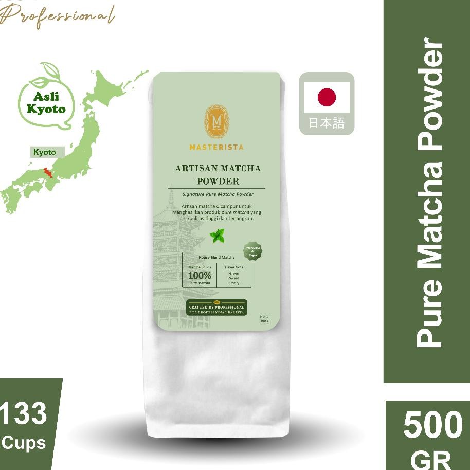 

Pure Green Tea Artisan Pure Matcha Powder Masterista Gr