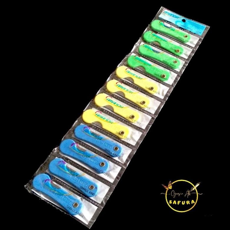 

Termurah Pemes Renteng 12 Pcs Pisau Lipat Mini Knife Murah Termurah