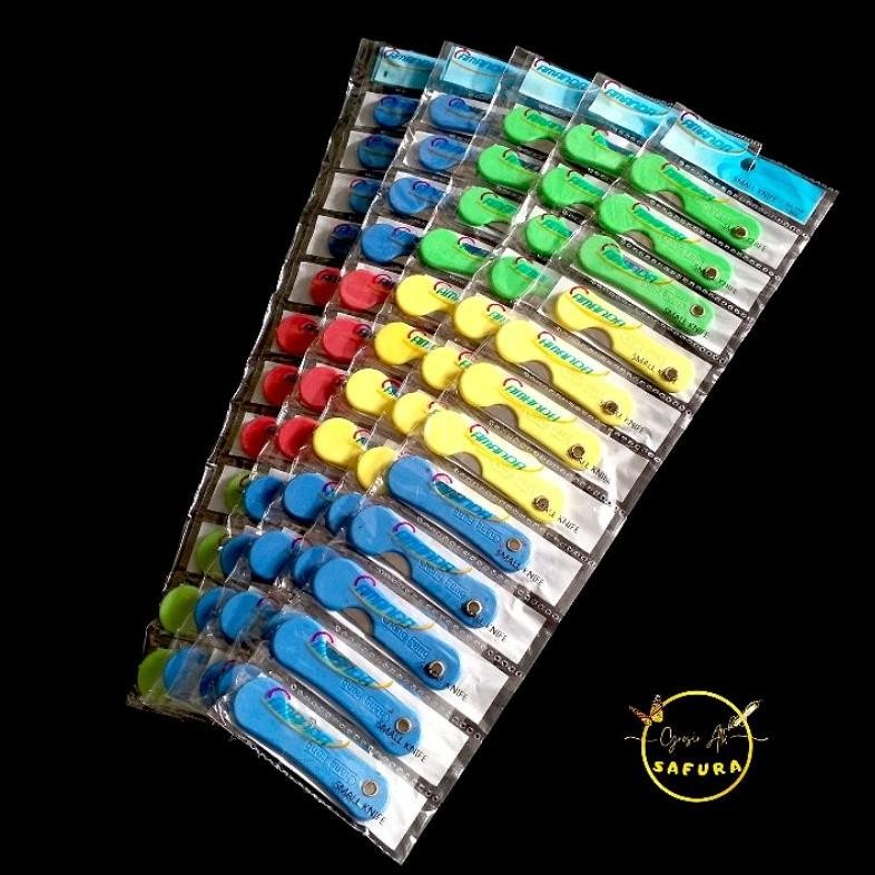 

Terbaru Pemes Renteng 12 Pcs Pisau Lipat Mini Knife Murah Terbaru