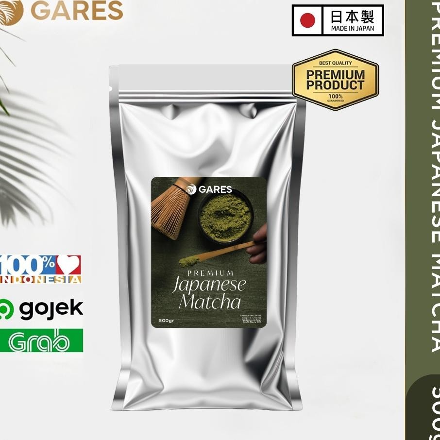 

Gares Pure Uji Matcha Powder Grade Japan Japan Quality 100G200G