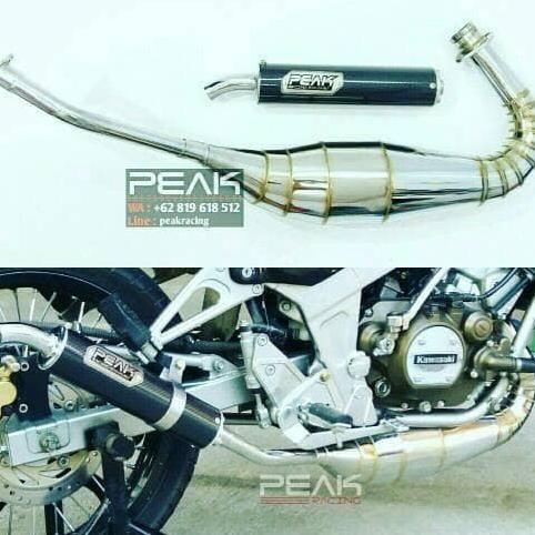 Knalpot Racing Ninja RR Ninja 150 Ninja R Scorpion Pdk Silencer Carbon Original