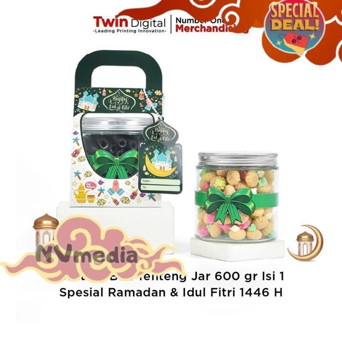 

TRENDING Twindigital Packaging Box Toples Kue Kardus Hampers Lebaran Kotak Kue - Box Tenteng Jar 600 Ramadhan Isi 1 Toples