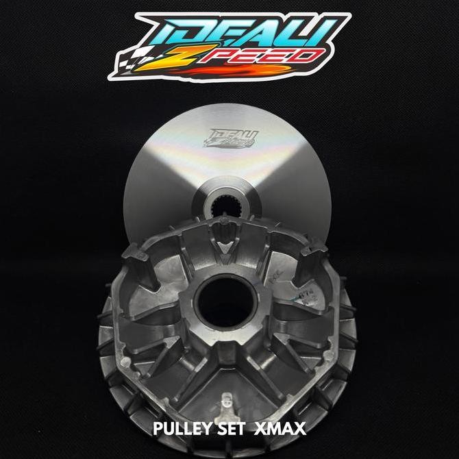 PULLEY CUSTOM IDEALIZPEED (BUBUT+KEROK JALUR ROLLER+INTERLOCK) NMAX/AEROX/LEXI/XMAX Original