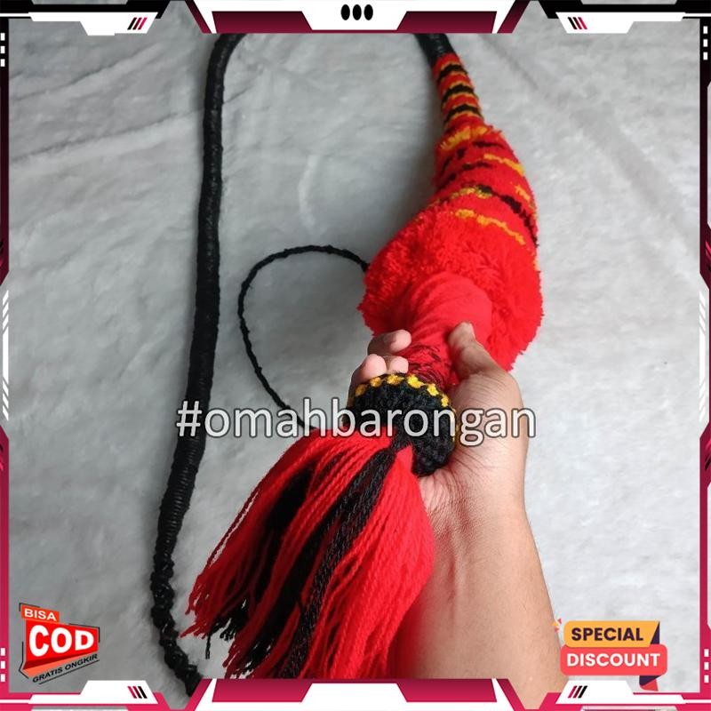 Harga Diskon Pecut Bopo 4 Meter Untuk Pentas Dewasa Full Rajut Upat Berkilau Viral Kekinian Terbaru 