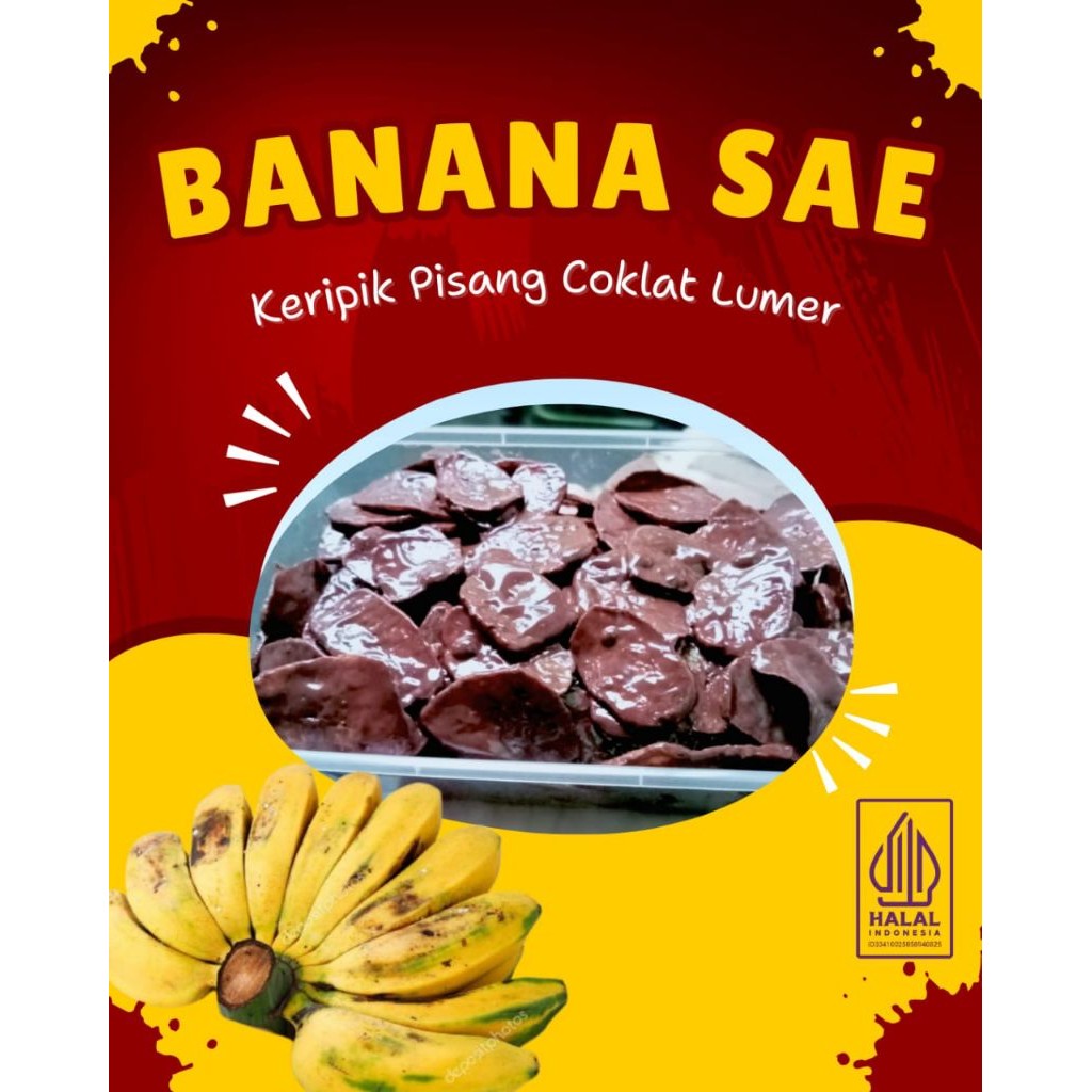 

KERIPIK PISANG COKLAT LUMER 500ML 200GRAM