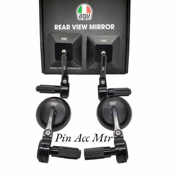 PREMIUM spion jalu bar end Puig Model Rizoma Bulat/Kotak Vespa PX XSR Scoopy best Original