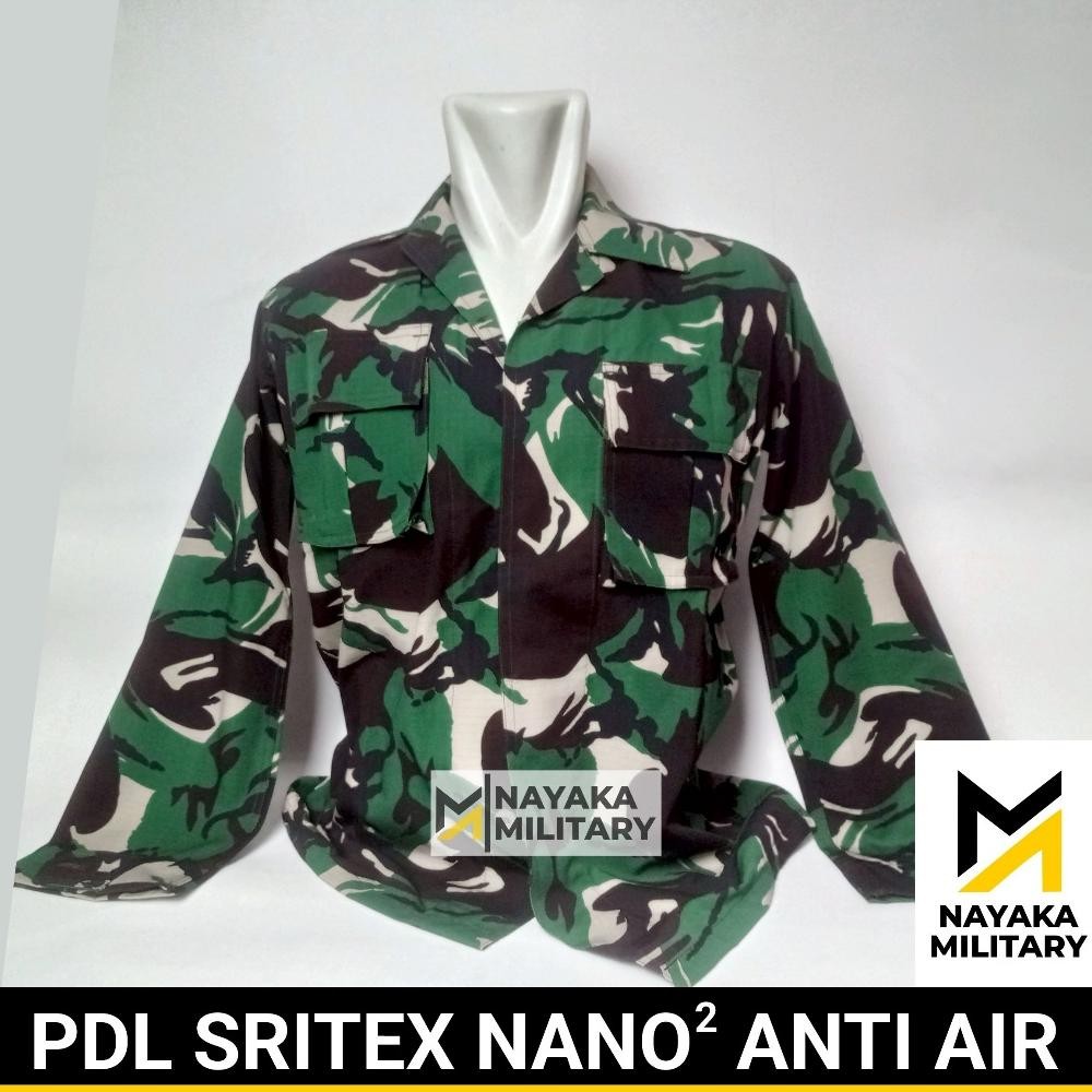 Eelic Baju Pdl Sritex Nano Nano Anti Air Sritek Stelan Tni Pakaian Lapangan Seragam Tentara Setelan 