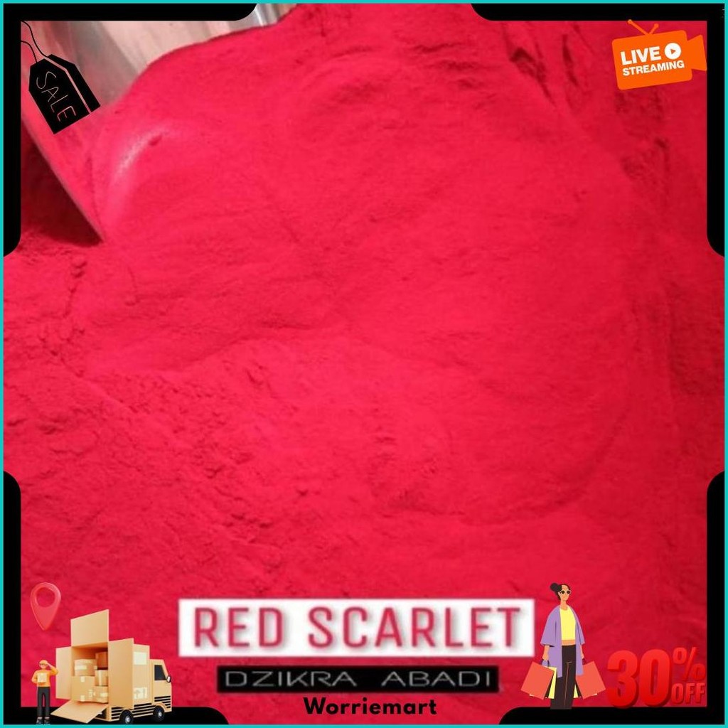 

Pewarna Makanan Bubuk Red Scarlet Merah Cabai 500.Gr Termurah Banget