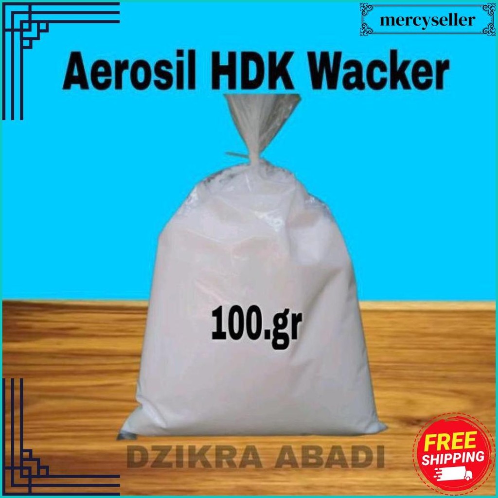 

Aerosil Hdk Wacker Fiberglass Pengental Resin 100.Gr Cod