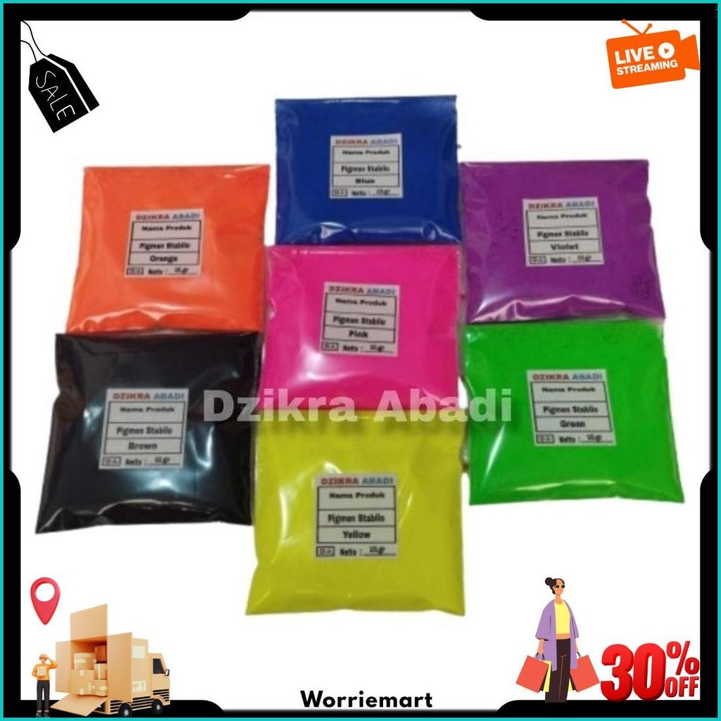 

Pigmen Powder Stabilo Pewarna Bubuk Stabilo 10 Gr Bisa Cod