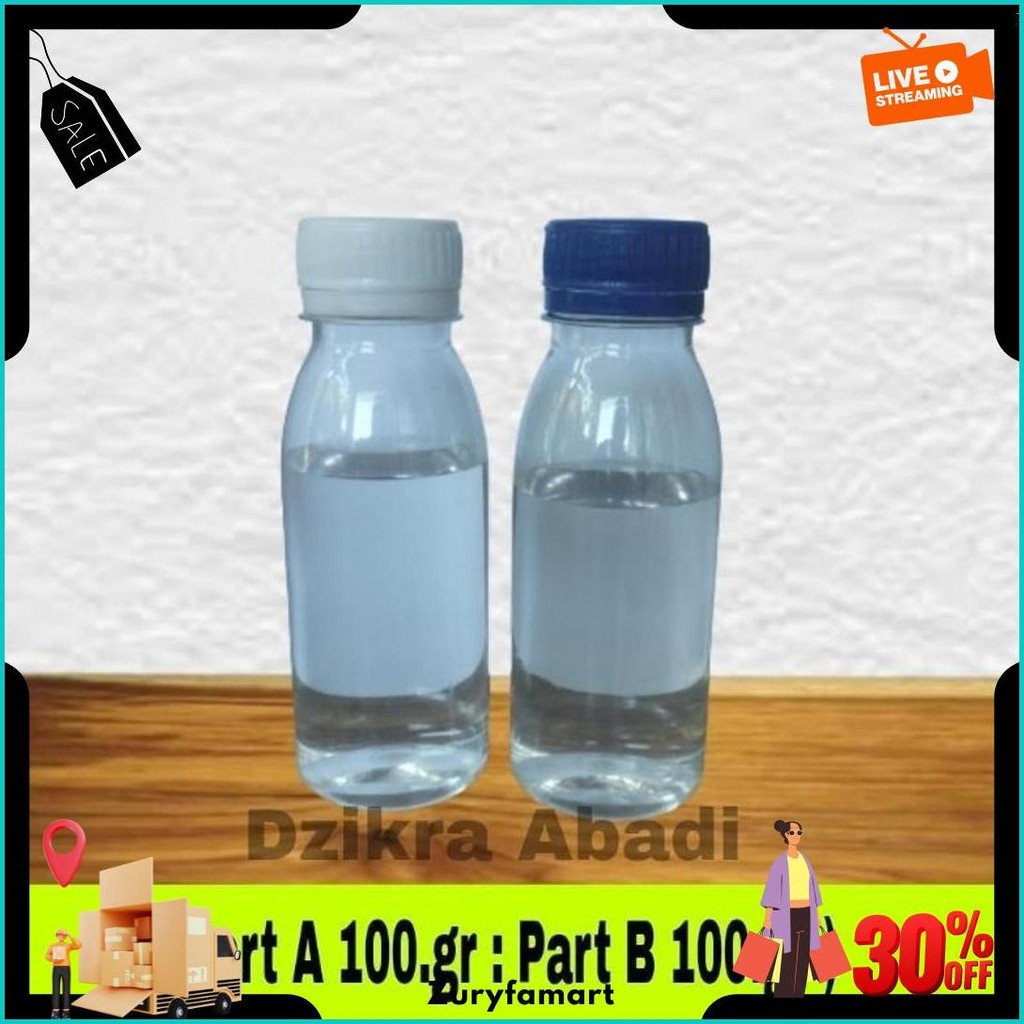 

Epoxy Resin Bening 100 Gr + Hardener 100 Gr Gratis Ongkir