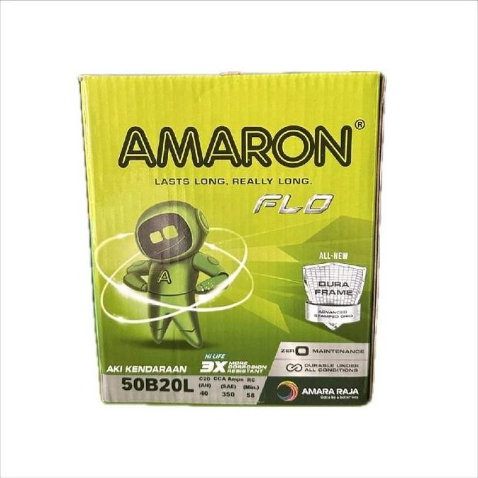 TERLARIS - Aki Mobil Daihatsu Sigra NS40ZL / 0B20L Amaron Hi Life Aki Kering