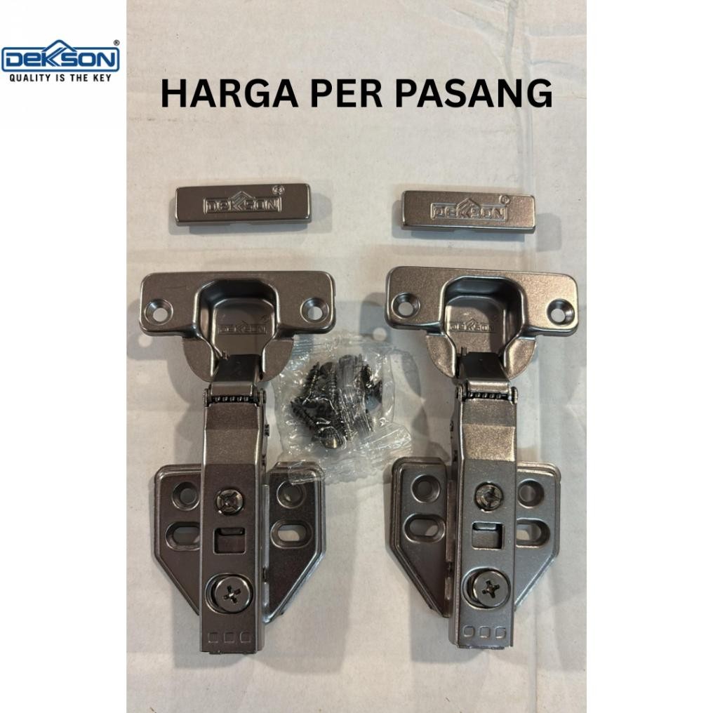 HARGA PER PASANG - Engsel Sendok Slow Motion Dekkson / Dekson (LURUS,1/2 ,FULL BONGKOK) aSt