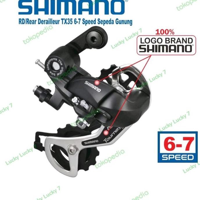 Promo RD Shimano Tourney 8 speed RD Sepeda Shimano 8 Speed TX35 OEM COD