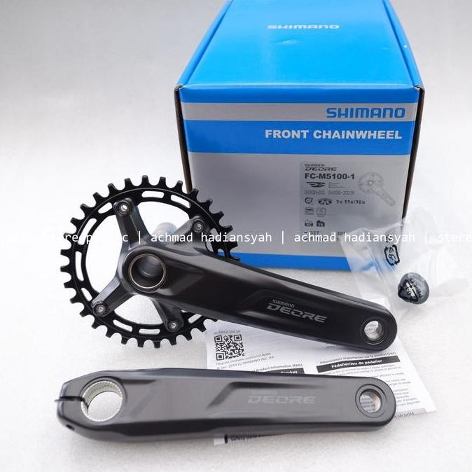 Promo Crank DEORE M5100 single chainring 32T Crank DEORE M4100 single 32T COD
