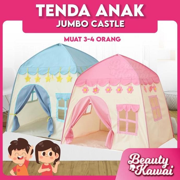 Mainan Tenda Anak Jumbo Tent Playhouse Princess Castle Murah