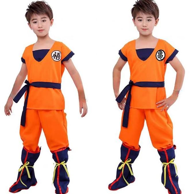 CR - Kostum Dragon Ball Wig Cosplay Wukong Goku DBZ Halloween Kame Kameha  Kosplay Sun Wo Kong Wokon