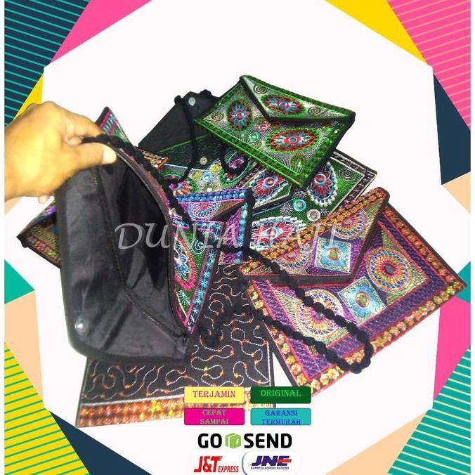 Tas Dompet Pakistan Besar Model Selempang 32X25Cm Oleh Oleh Haji Umroh Terbaru