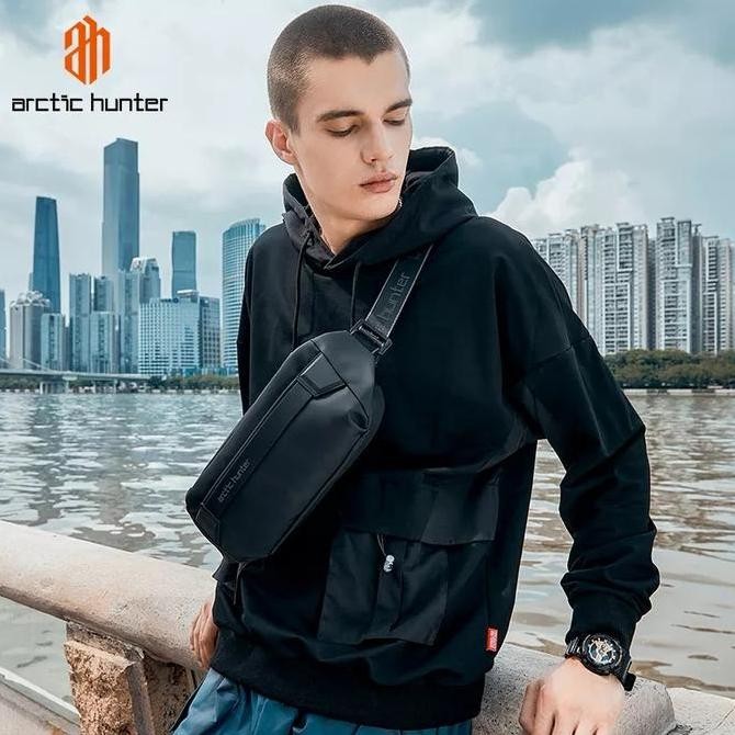 Tas Selempang Minimalis Arctic Hunter Tas Selempang Pria Waist Bag Pria Sling Bag Pria Yb00043
