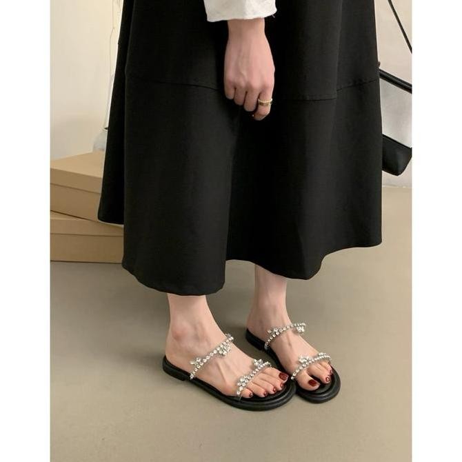 DF276>> (NEW ARRIVAL)NEEDXUSS -#B33 Sandal Teplek Fashion Wanita Sandal Jalan-Jalan Cewek Model Terb