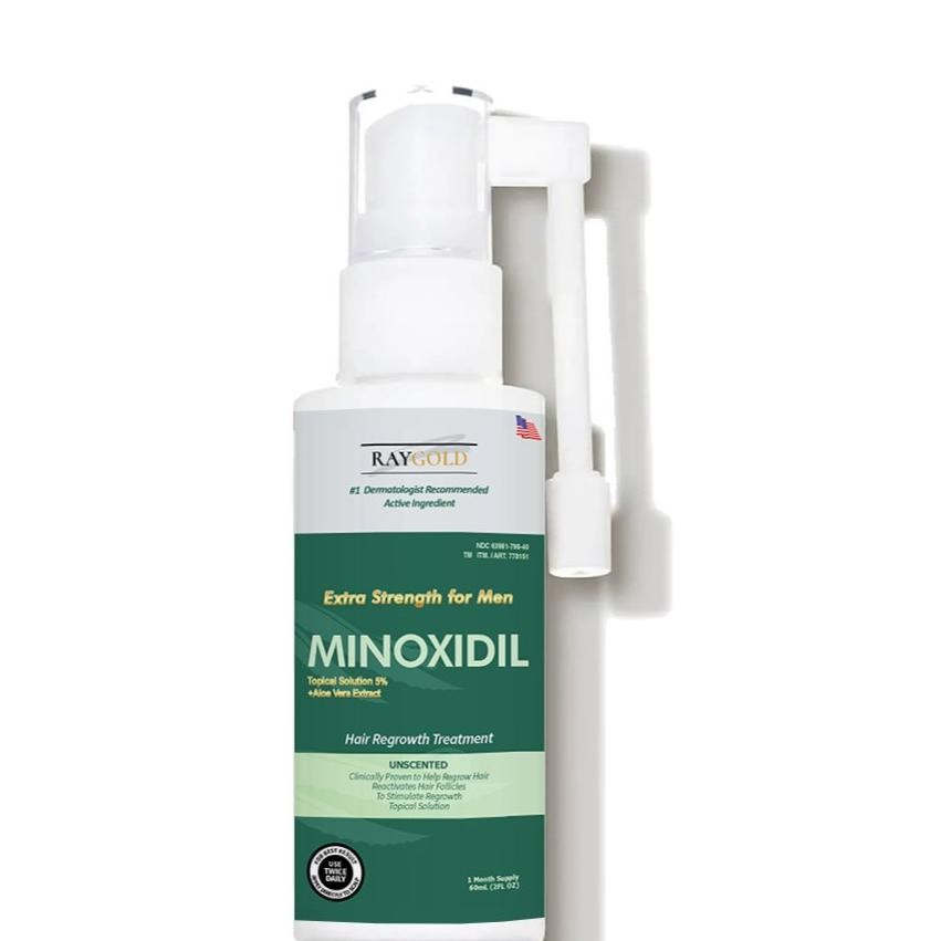 Terlaris | Terbaru | Best Seller | Termurah Minoxidil 5% Penumbuh Rambut & Brewok With Aloe Vera For