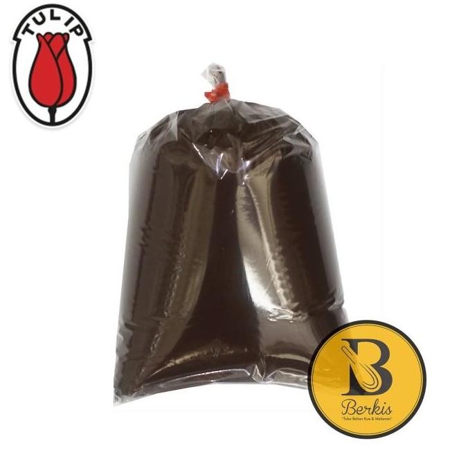 

Tulip Chocolate Filling 1 Kg [Repack] Selai Isian Cokelat
