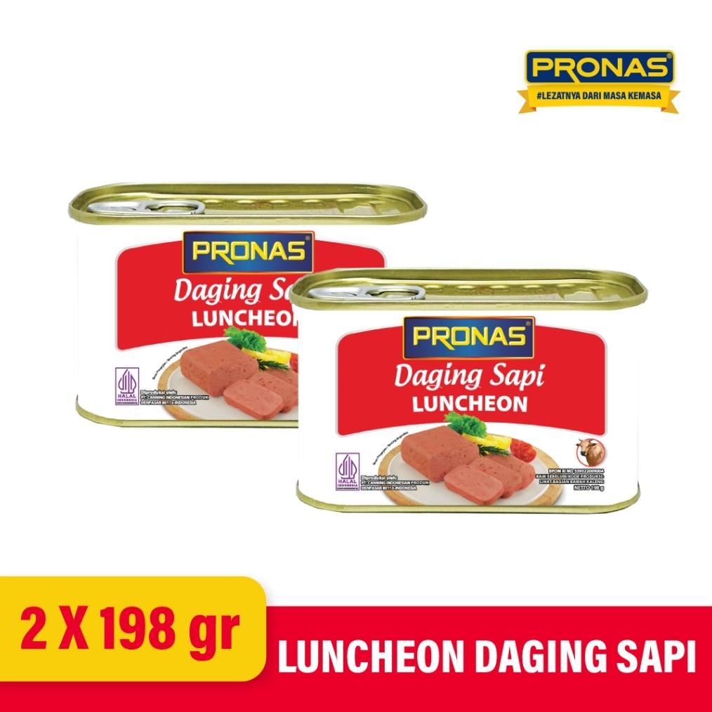 

TERLARIS Pronas Luncheon Sapi 198 g kemasan bundling 2 pcs Siap kirim