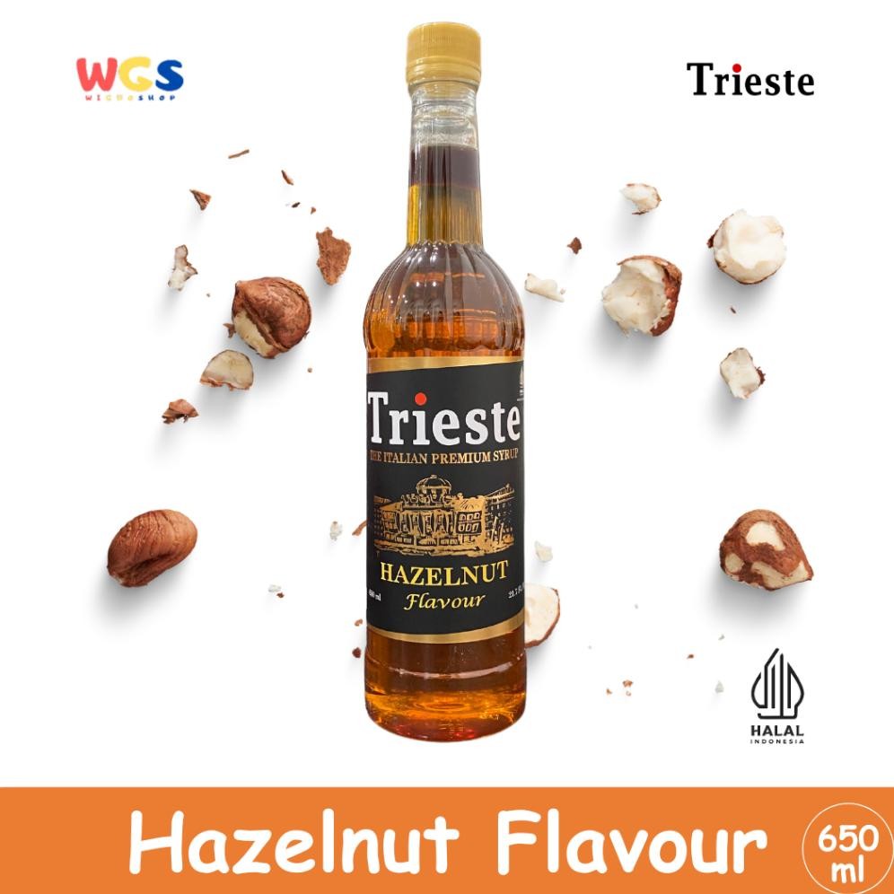 

Trieste Hazelnut Flavour Syrup Premium 650ml Sirup Rasa Hazelnut untuk Kopi Minuman Kekinian